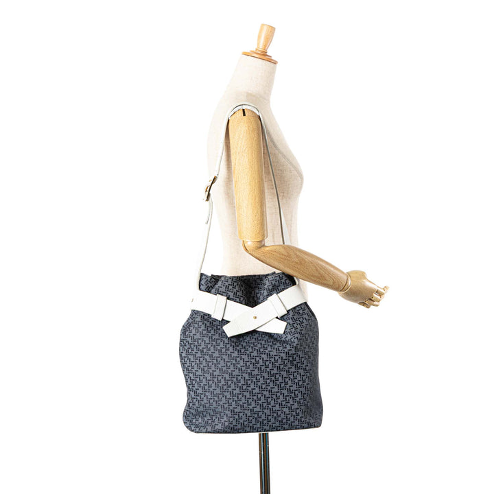 Canvas Bucket Bag Blue - Gaby Paris