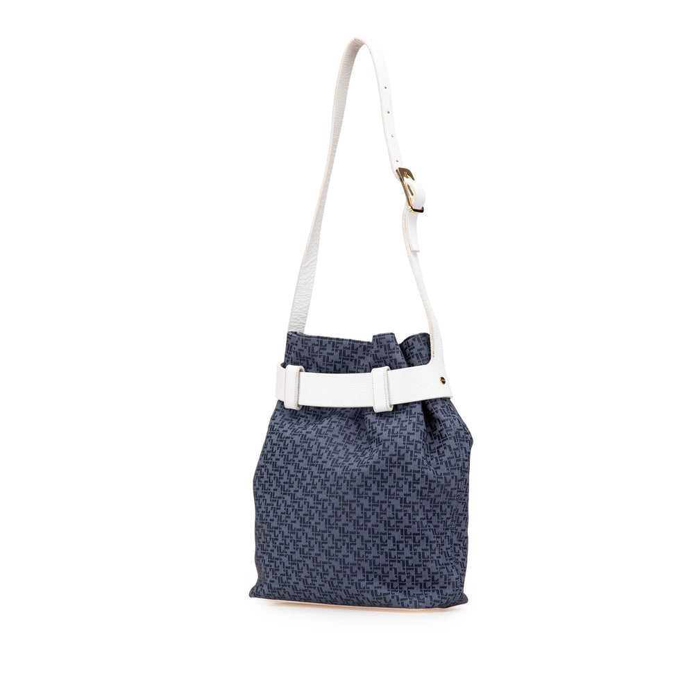 Canvas Bucket Bag Blue - Gaby Paris