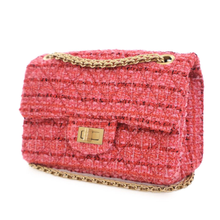 Chanel Mini Reissue 2.55 Tweed Simple rabat 224