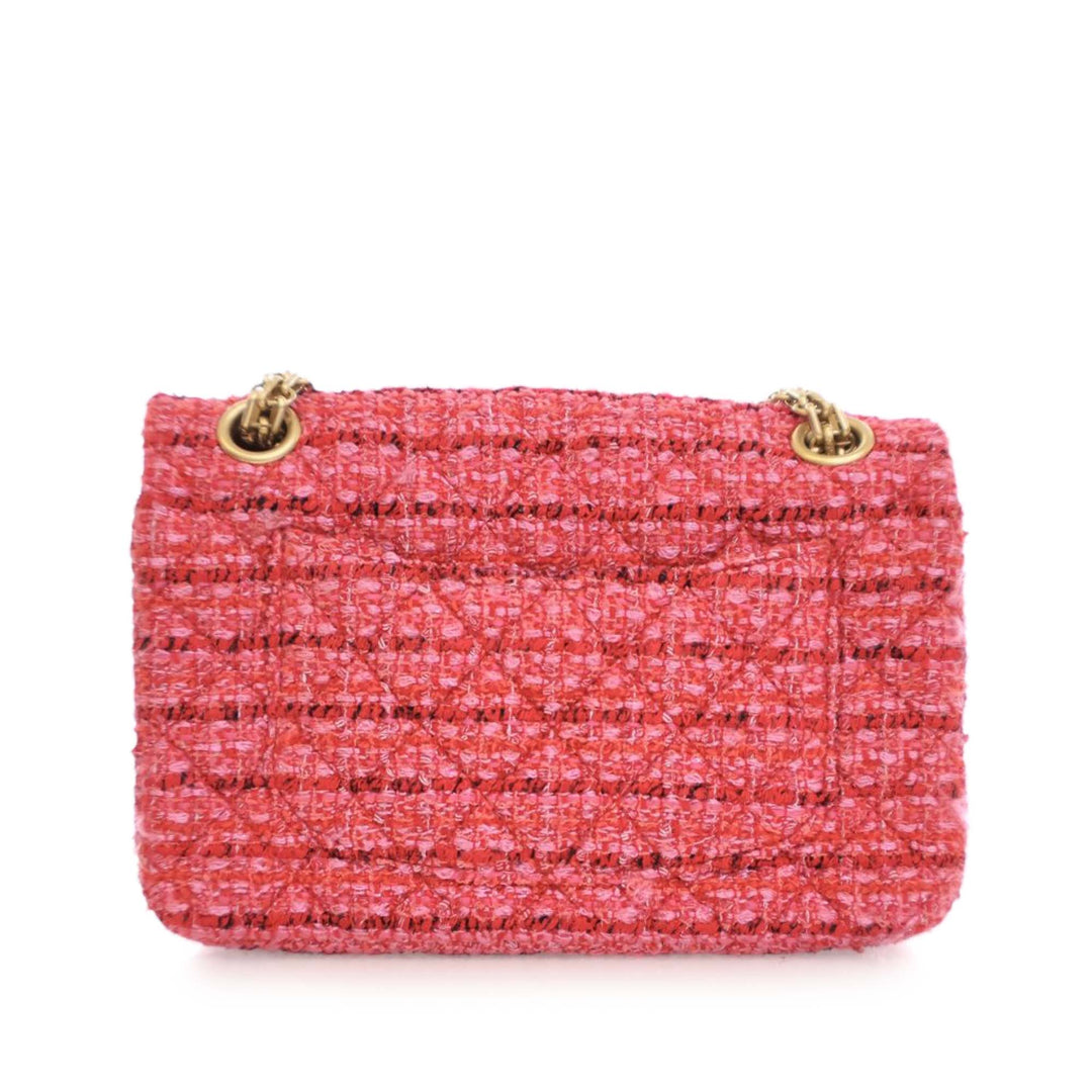 Chanel Mini Reissue 2.55 Tweed Simple rabat 224