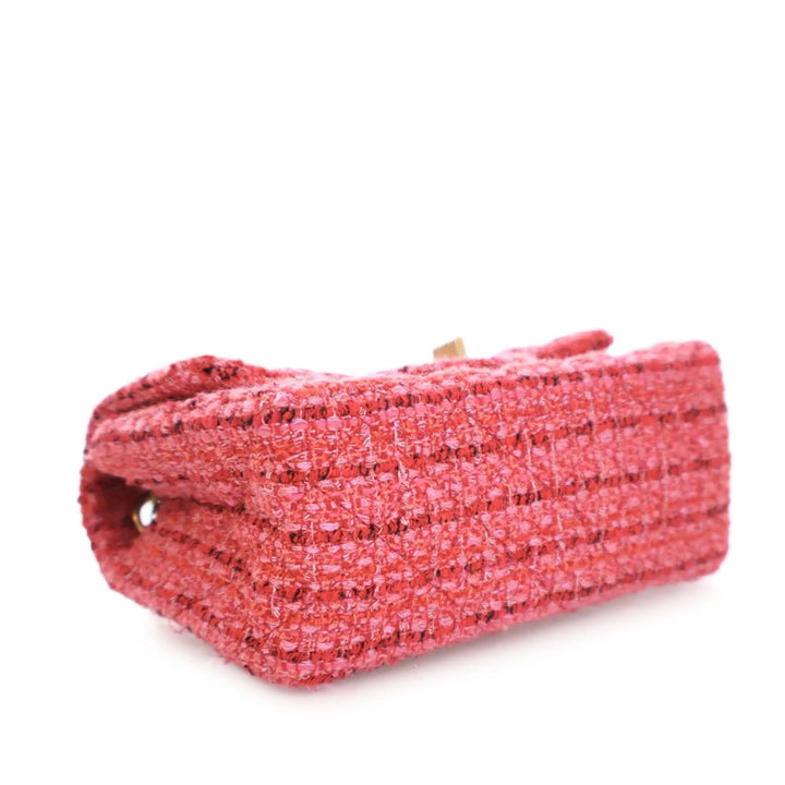 Chanel Mini Reissue 2.55 Tweed Simple rabat 224