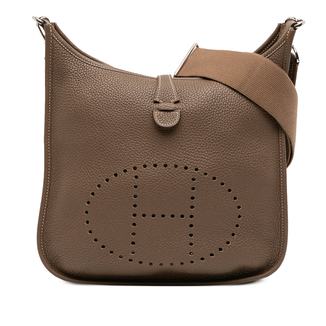 Hermès Clemence Evelyne III 29 Marron – GABY PARIS Authentique