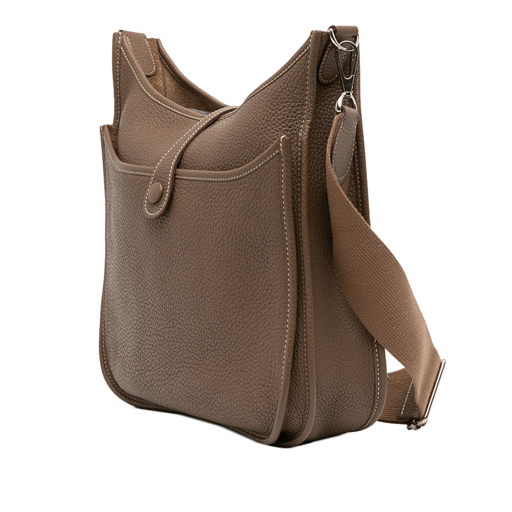 Hermès Clemence Evelyne III 29 Marron – GABY PARIS Authentique