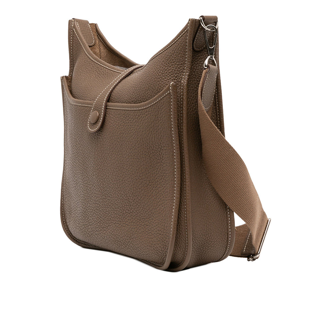 Hermès Clemence Evelyne III 29 Marron – GABY PARIS Authentique