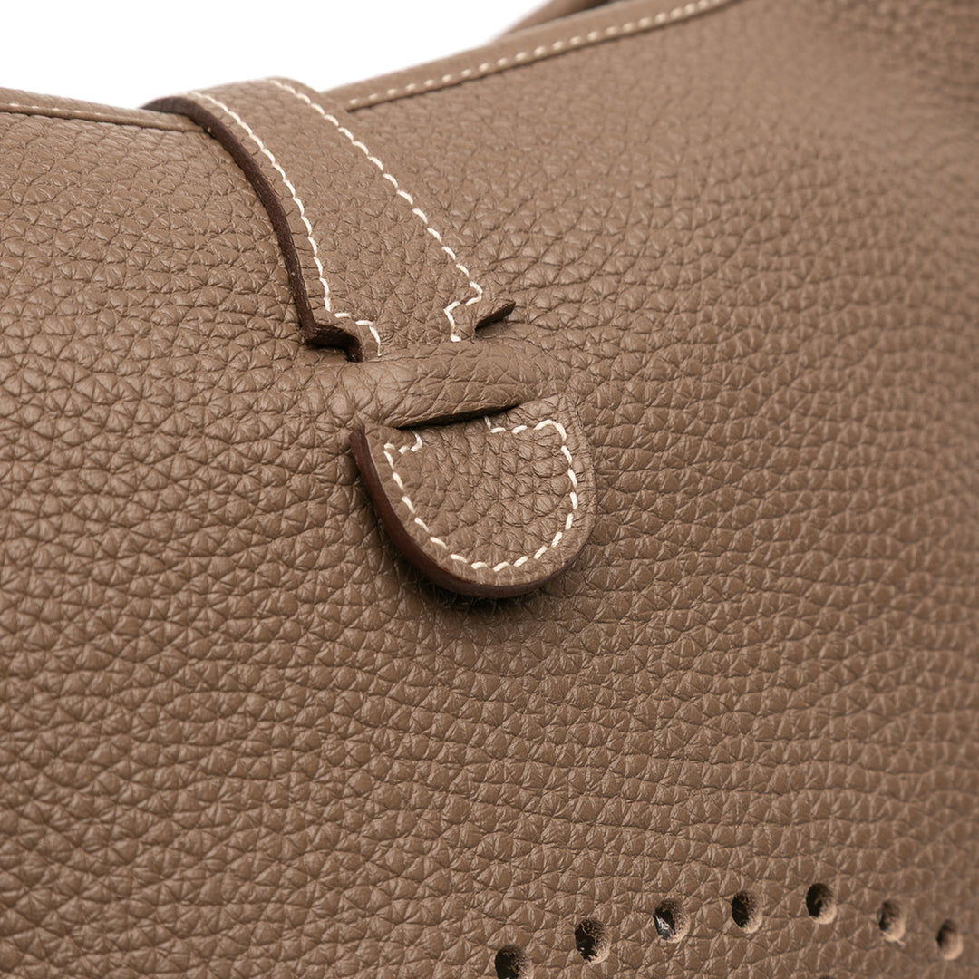 Hermès Clemence Evelyne III 29 Marron – GABY PARIS Authentique