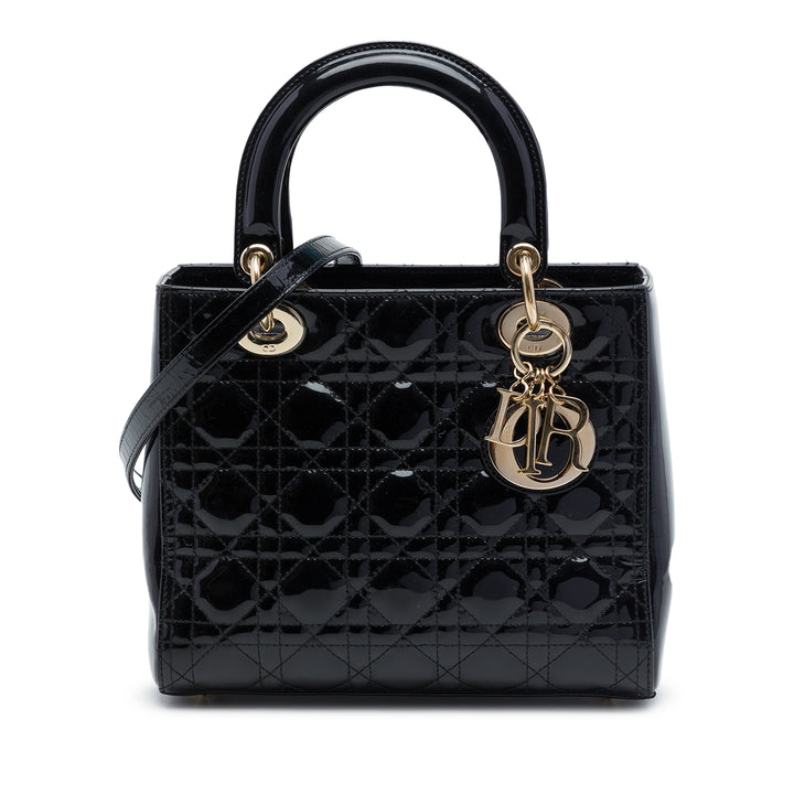 Lady Dior Cannage Moyen Noir