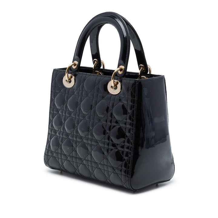 Lady Dior Cannage Moyen Noir