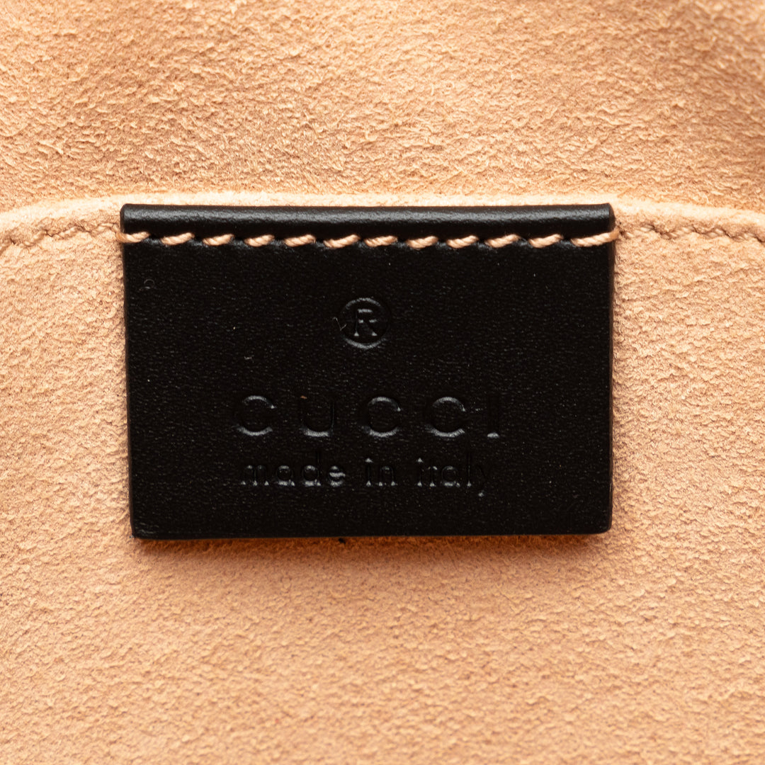 Gucci Small Daim Ophidia Sac cartable Rouge
