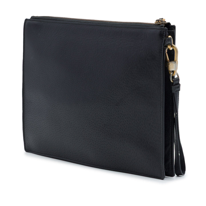 GG Marmont Pochette Cuir de veau Noir