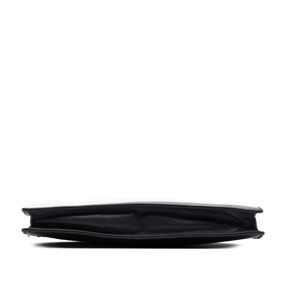 GG Marmont Pochette Cuir de veau Noir