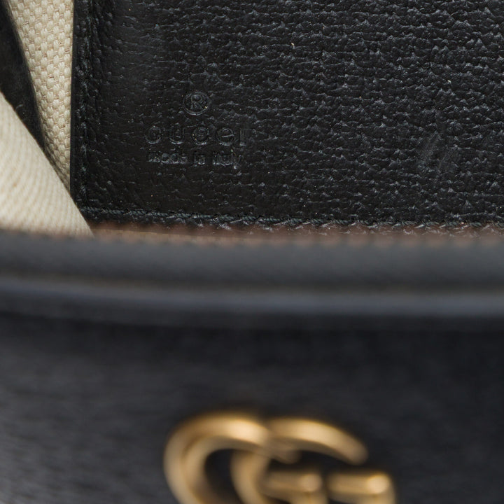 GG Marmont Pochette Cuir de veau Noir