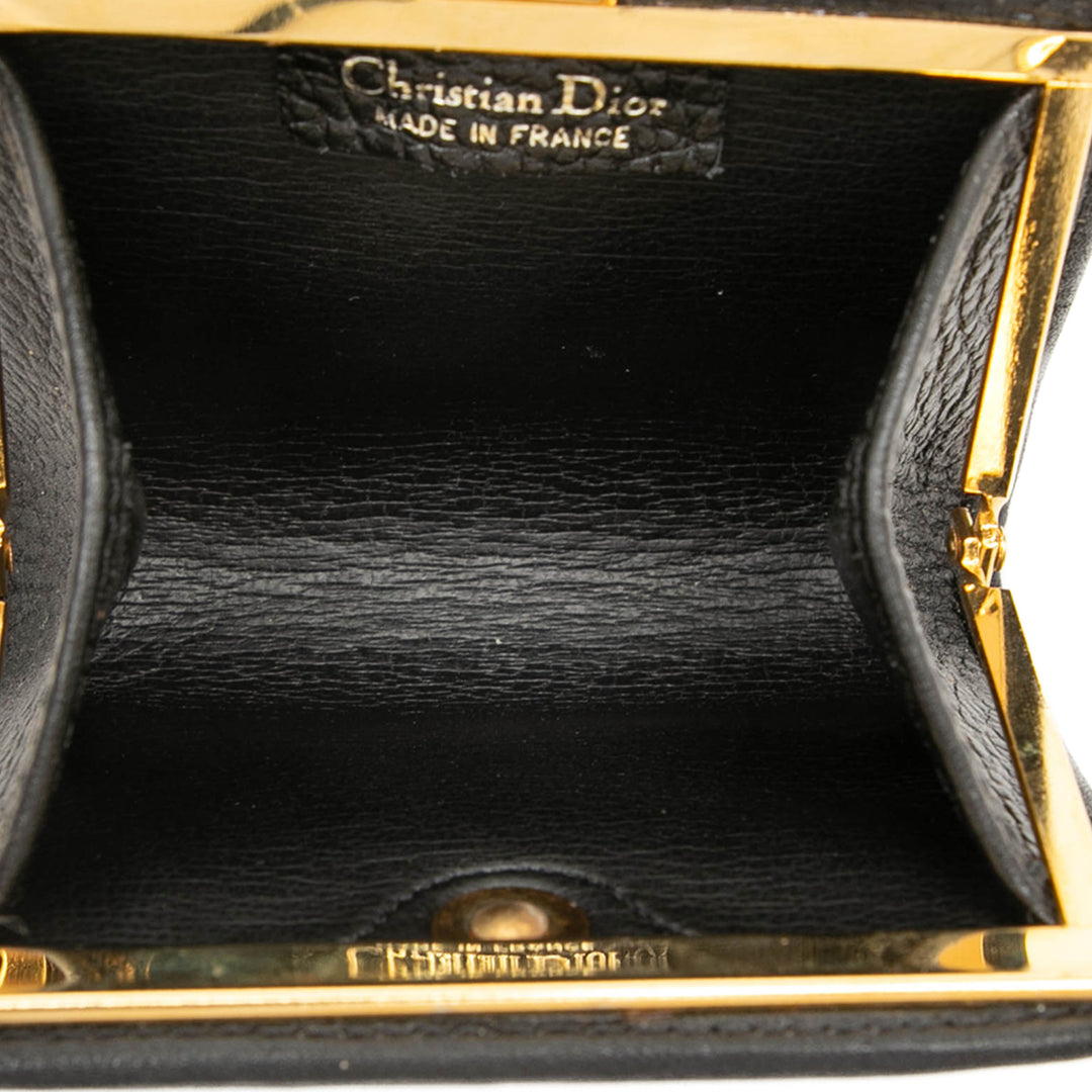Dior Cuir de veau Clasp Coin Purse