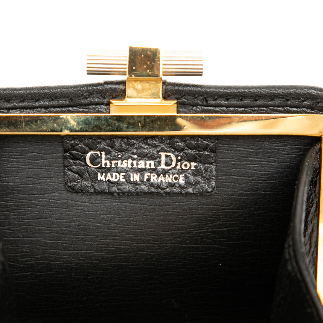 Dior Cuir de veau Clasp Coin Purse