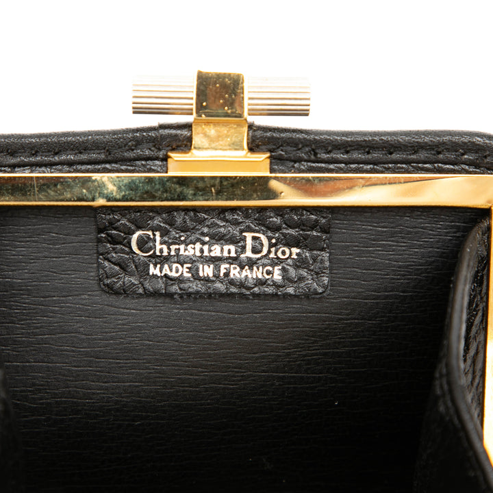 Dior Cuir de veau Clasp Coin Purse
