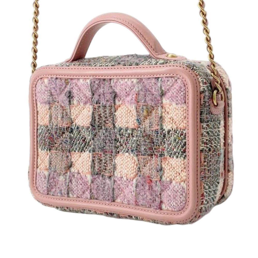 Chanel Small Tweed CC Filigree Vanity Étui Rose – GABY PARIS Authentique