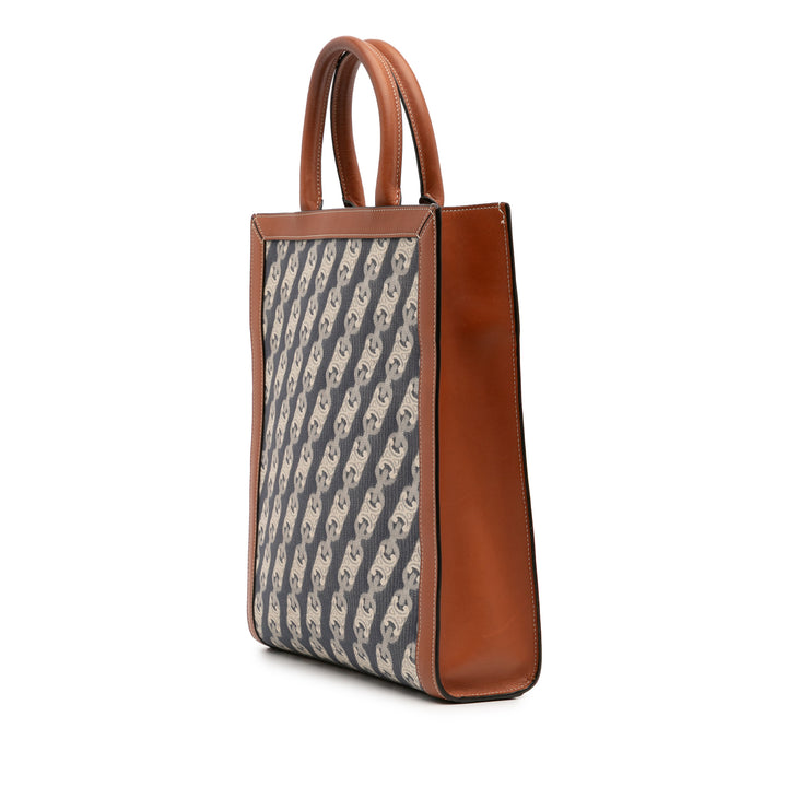 Celine Small Triomphe Toile Maillon Cabas vertical