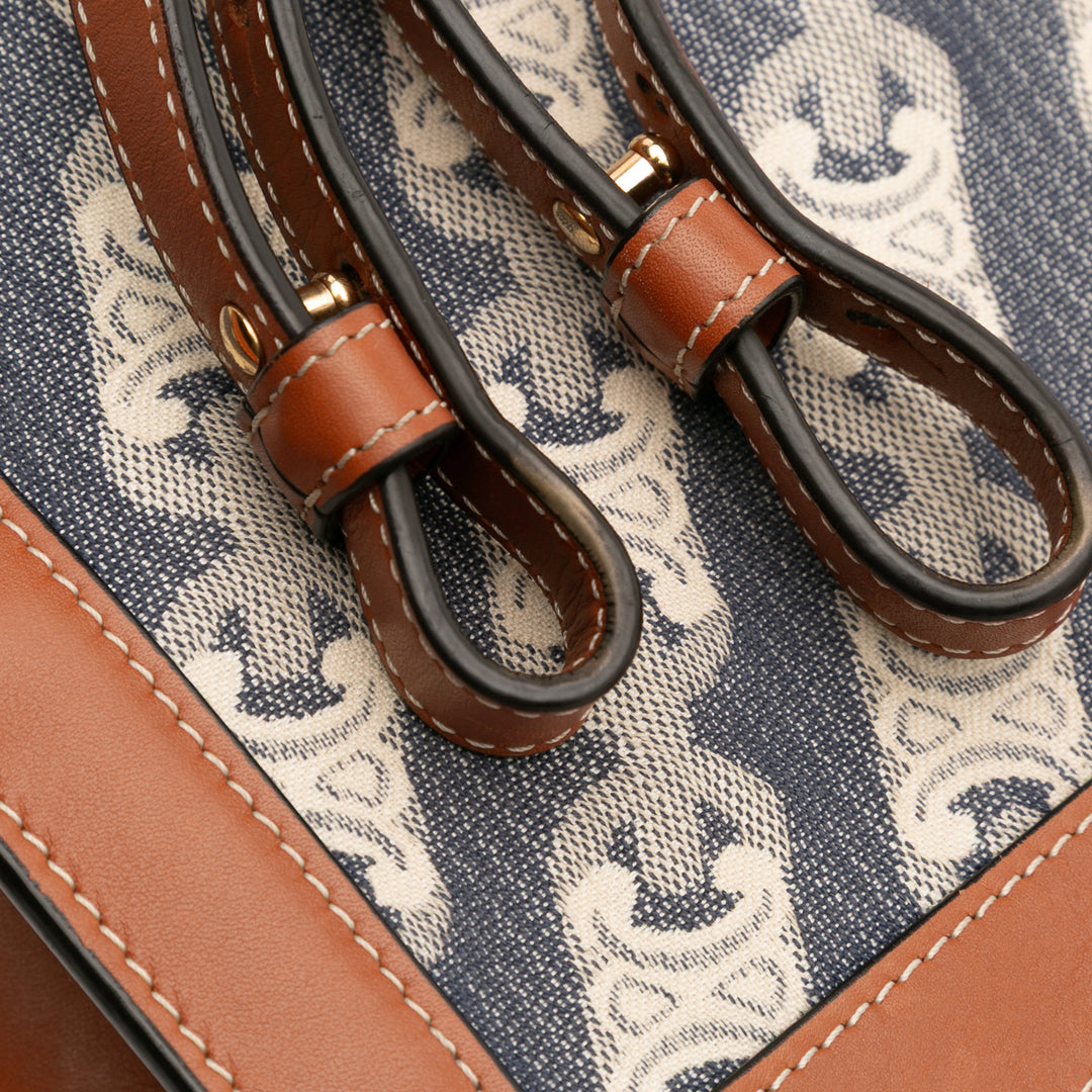 Celine Small Triomphe Toile Maillon Cabas vertical