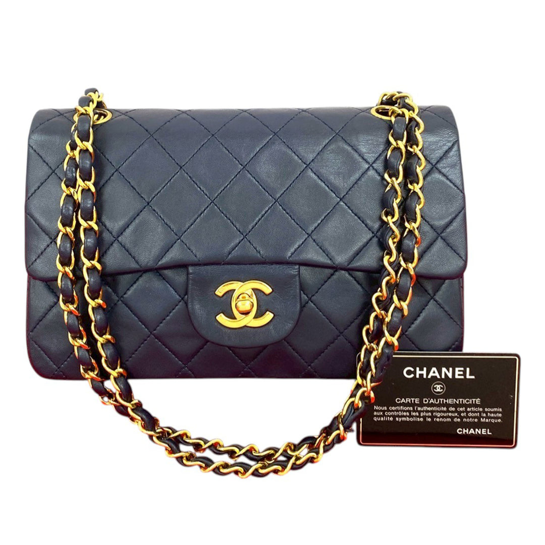 Chanel Small Classic Cuir d’agneau Double rabat