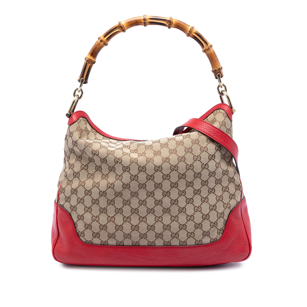 Gucci GG Toile Bamboo Diana Sac