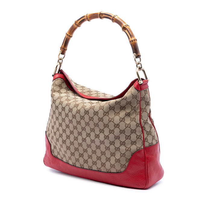 Gucci GG Toile Bamboo Diana Sac