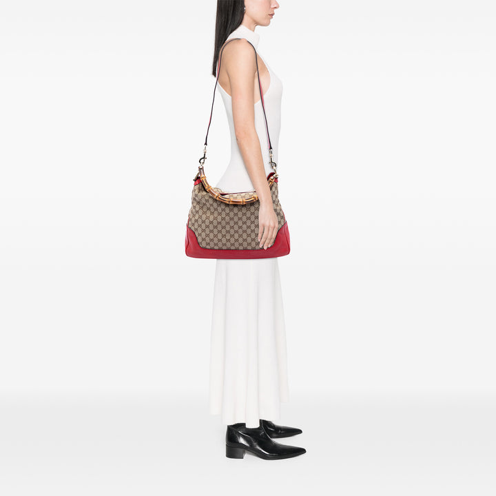 Gucci GG Toile Bamboo Diana Sac