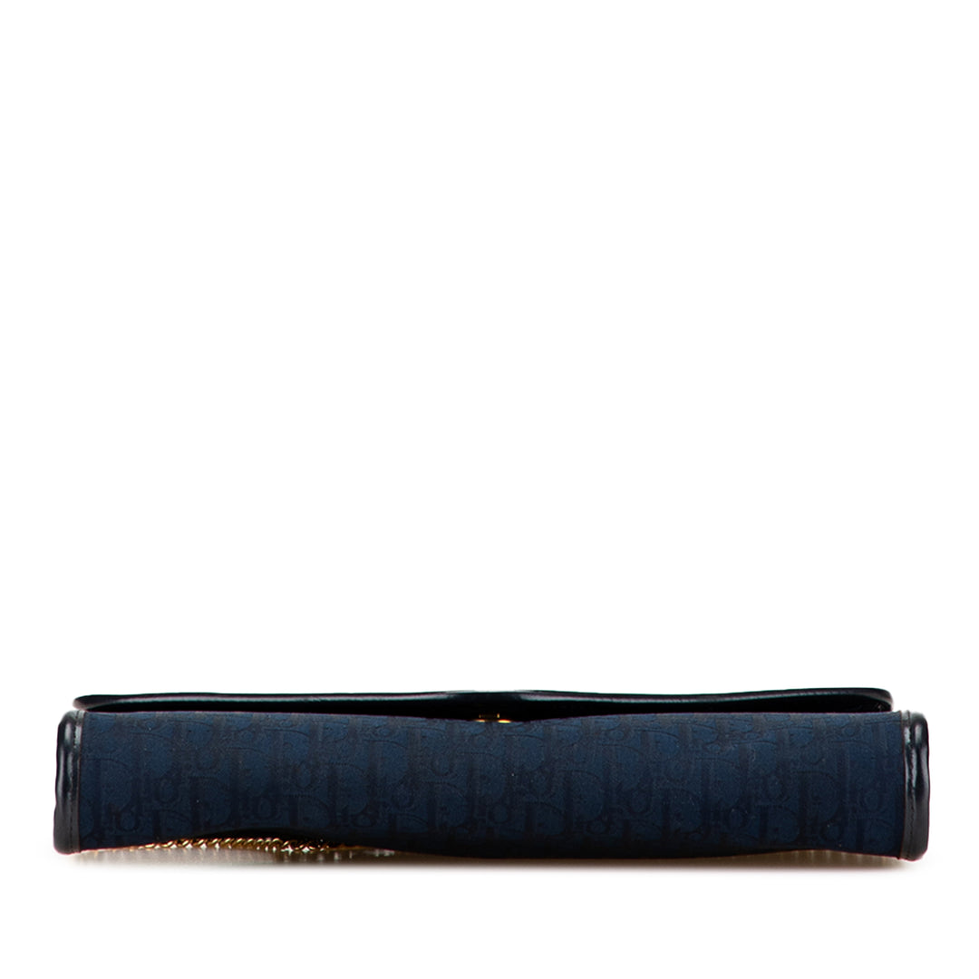 Dior Oblique Toile Chain Sac bandoulière Bleu – GABY PARIS Authentique