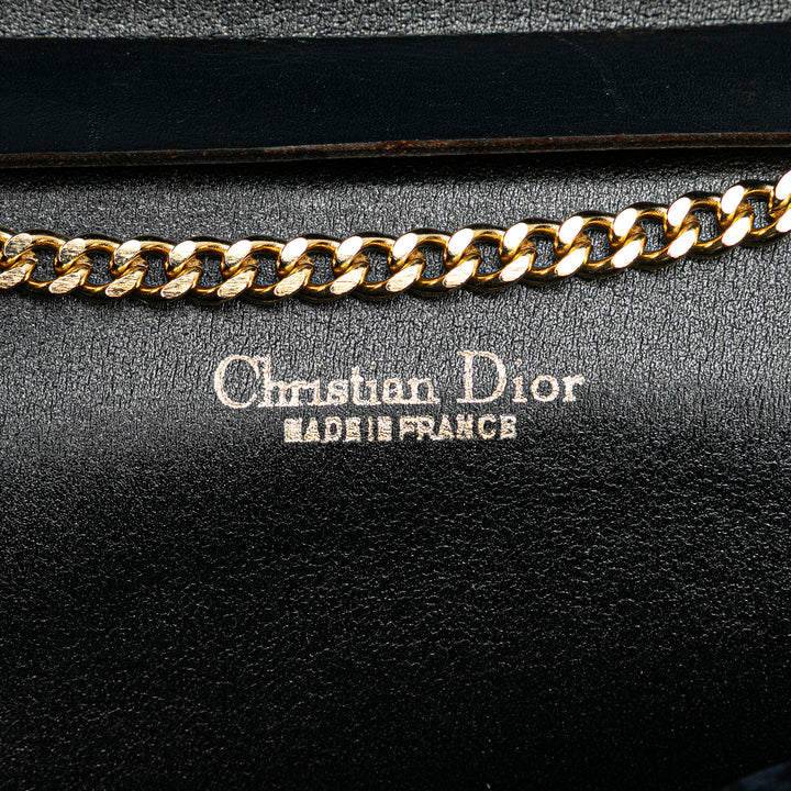 Dior Oblique Toile Chain Sac bandoulière Bleu – GABY PARIS Authentique