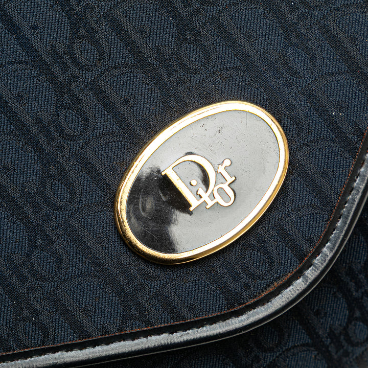 Dior Oblique Toile Chain Sac bandoulière Bleu – GABY PARIS Authentique