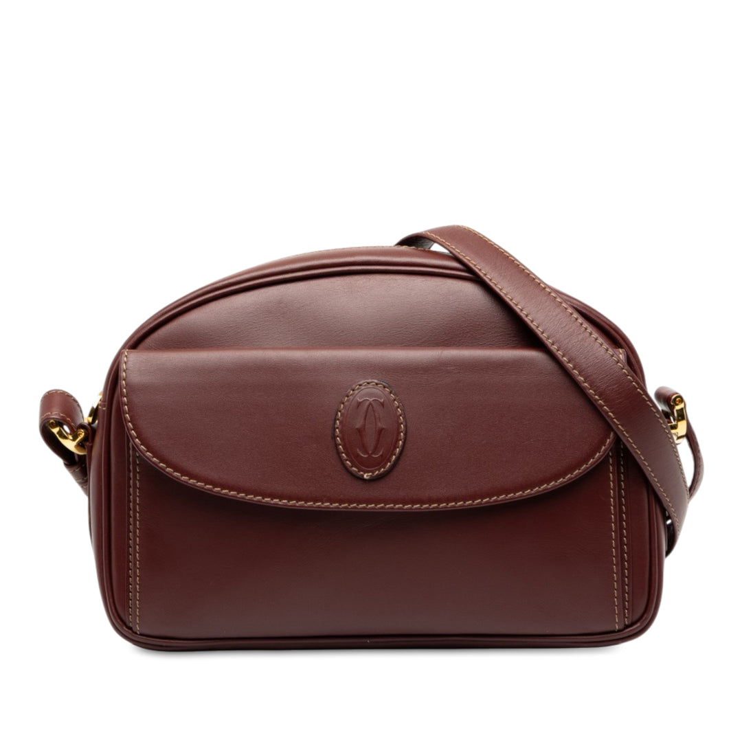 Cartier Sac bandoulière Must De Cartier Rouge – vue principale – GABY PARIS