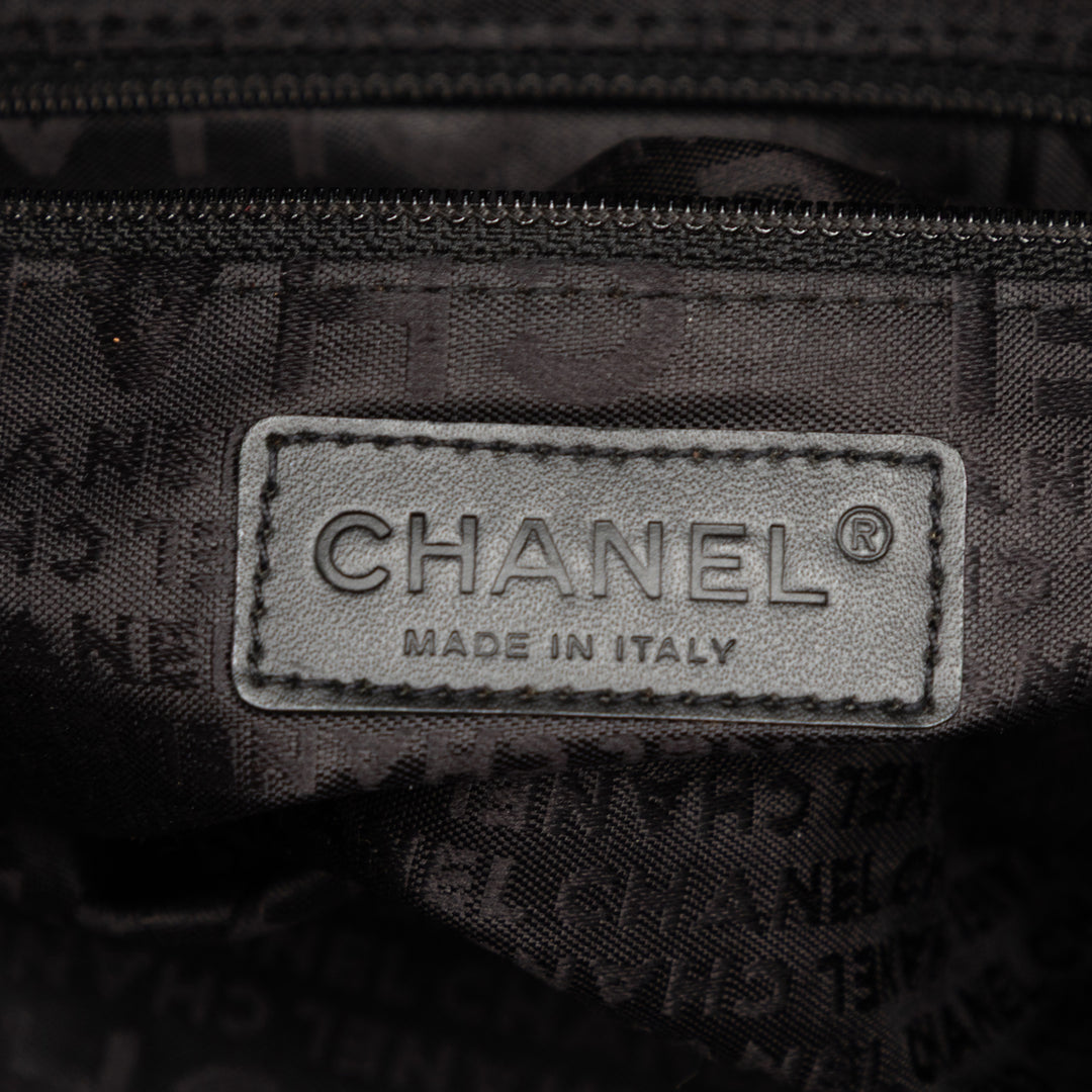 Chanel CC Chocolate Bar Toile Wild Stitch Boston Sac
