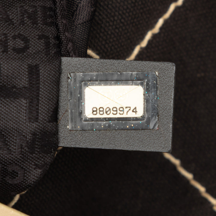 Chanel CC Chocolate Bar Toile Wild Stitch Boston Sac