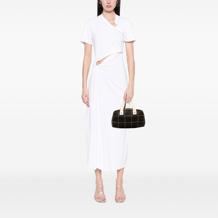 Chanel CC Chocolate Bar Toile Wild Stitch Boston Sac