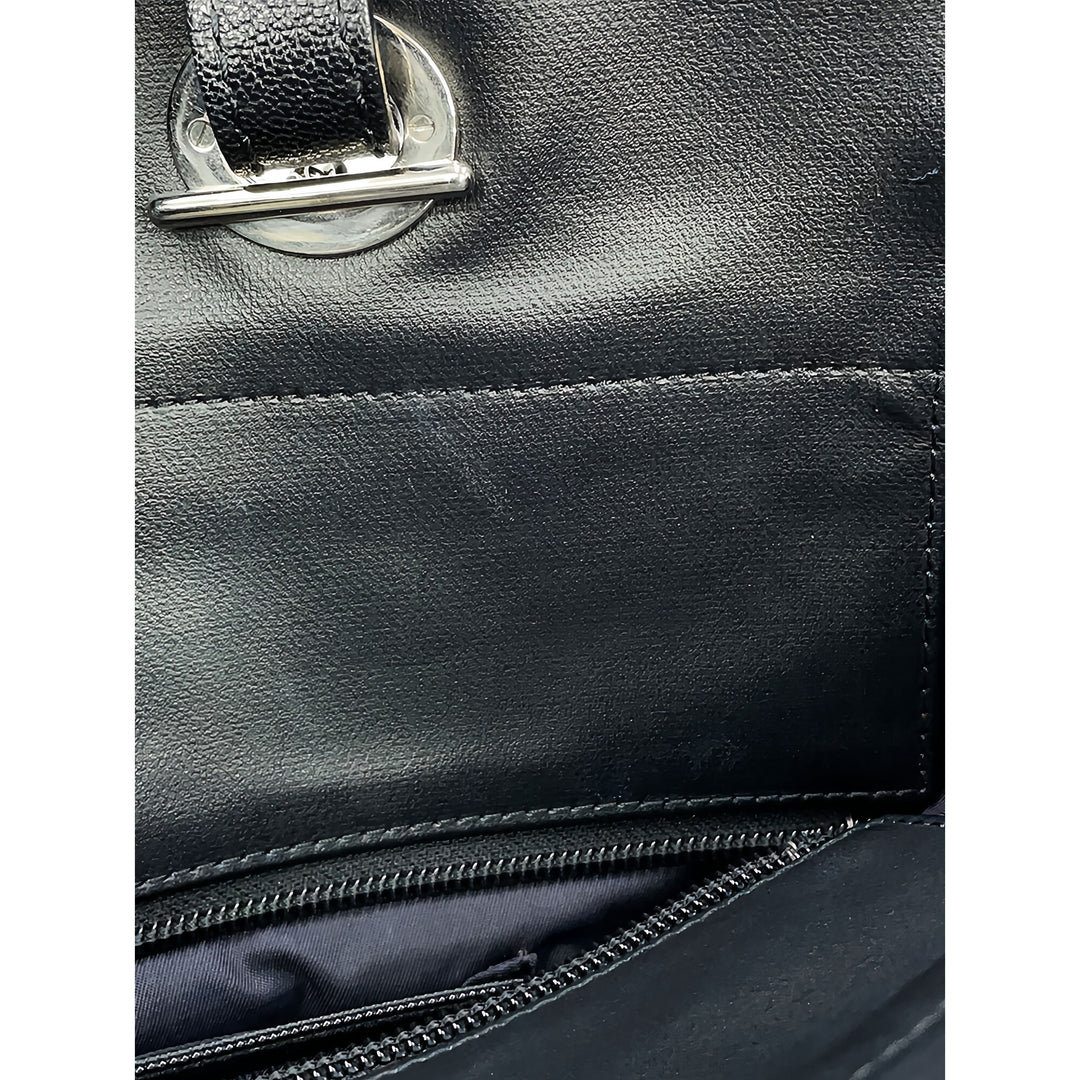 Chanel Matelassé Paris Biarritz Cabas Moyen Toile enduite Noir – vue 11 – GABY PARIS