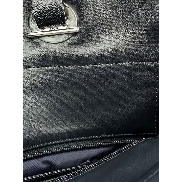 Chanel Matelassé Paris Biarritz Cabas Moyen Toile enduite Noir – vue 11 – GABY PARIS