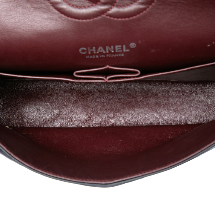 Classic Double rabat Jumbo Cuir d'agneau Noir