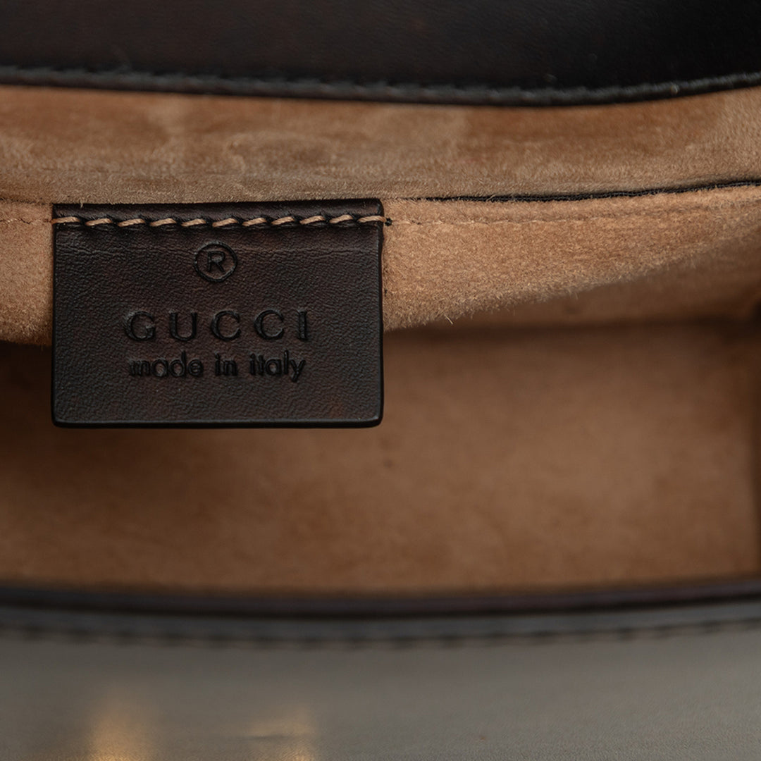 Gucci Mini Cuir de veau Web Sylvie Chain Sac
