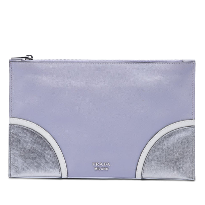 Prada Tricolor Saffiano Pochette