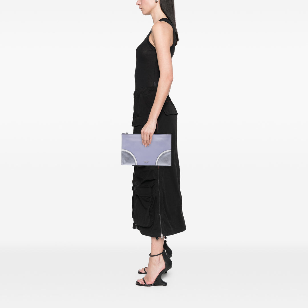 Prada Tricolor Saffiano Pochette