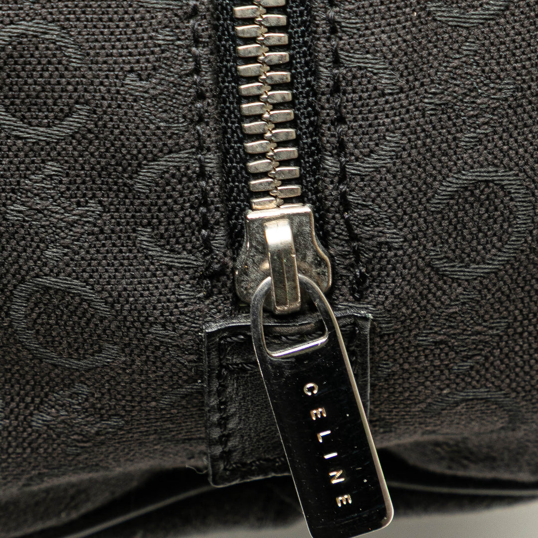 C Macadam Canvas Handbag Black - Gaby Paris