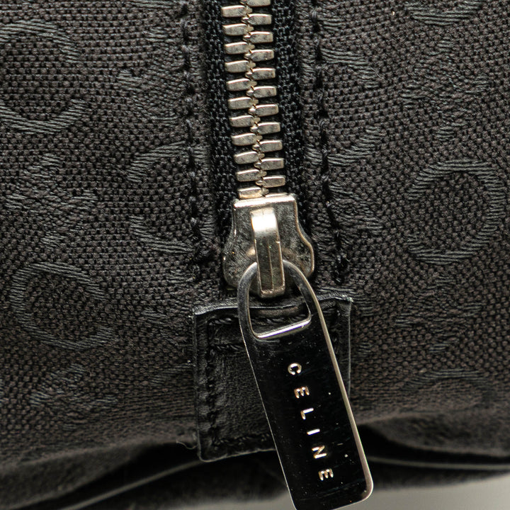 C Macadam Canvas Handbag Black - Gaby Paris