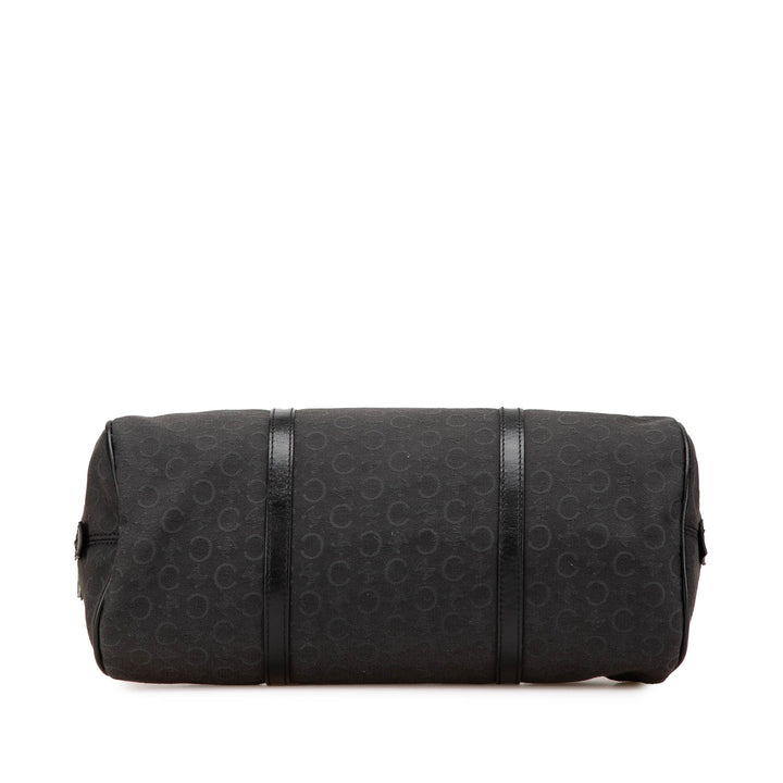 C Macadam Canvas Handbag Black - Gaby Paris