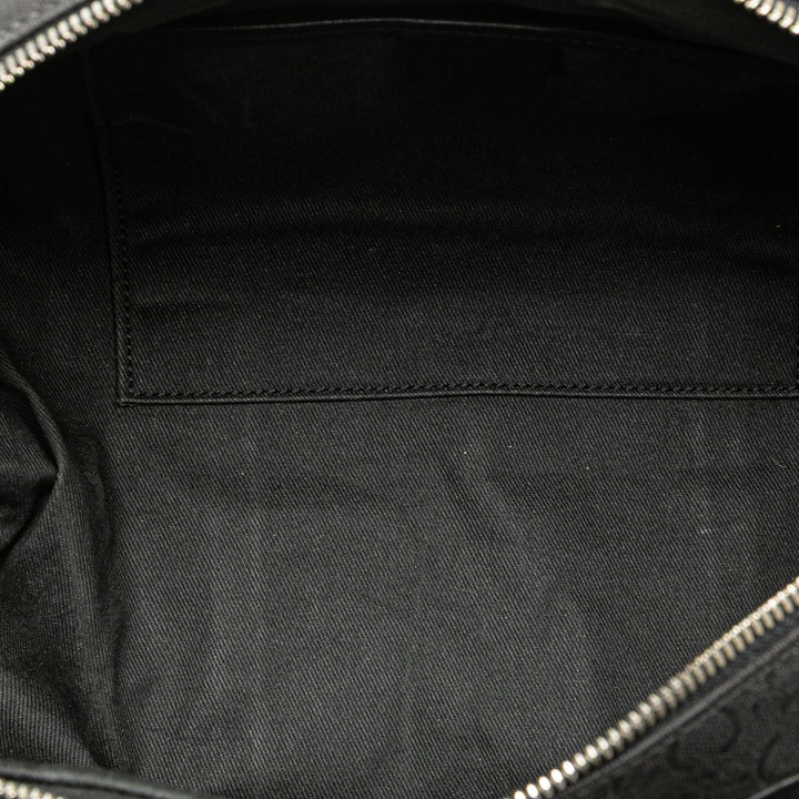 C Macadam Canvas Handbag Black - Gaby Paris