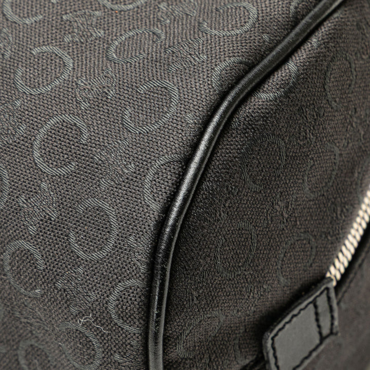 C Macadam Canvas Handbag Black - Gaby Paris