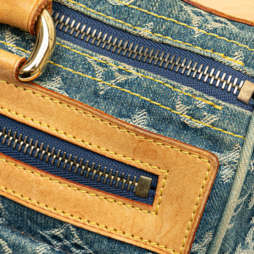 Monogram Denim Neo Speedy 30 Blue - Gaby Paris