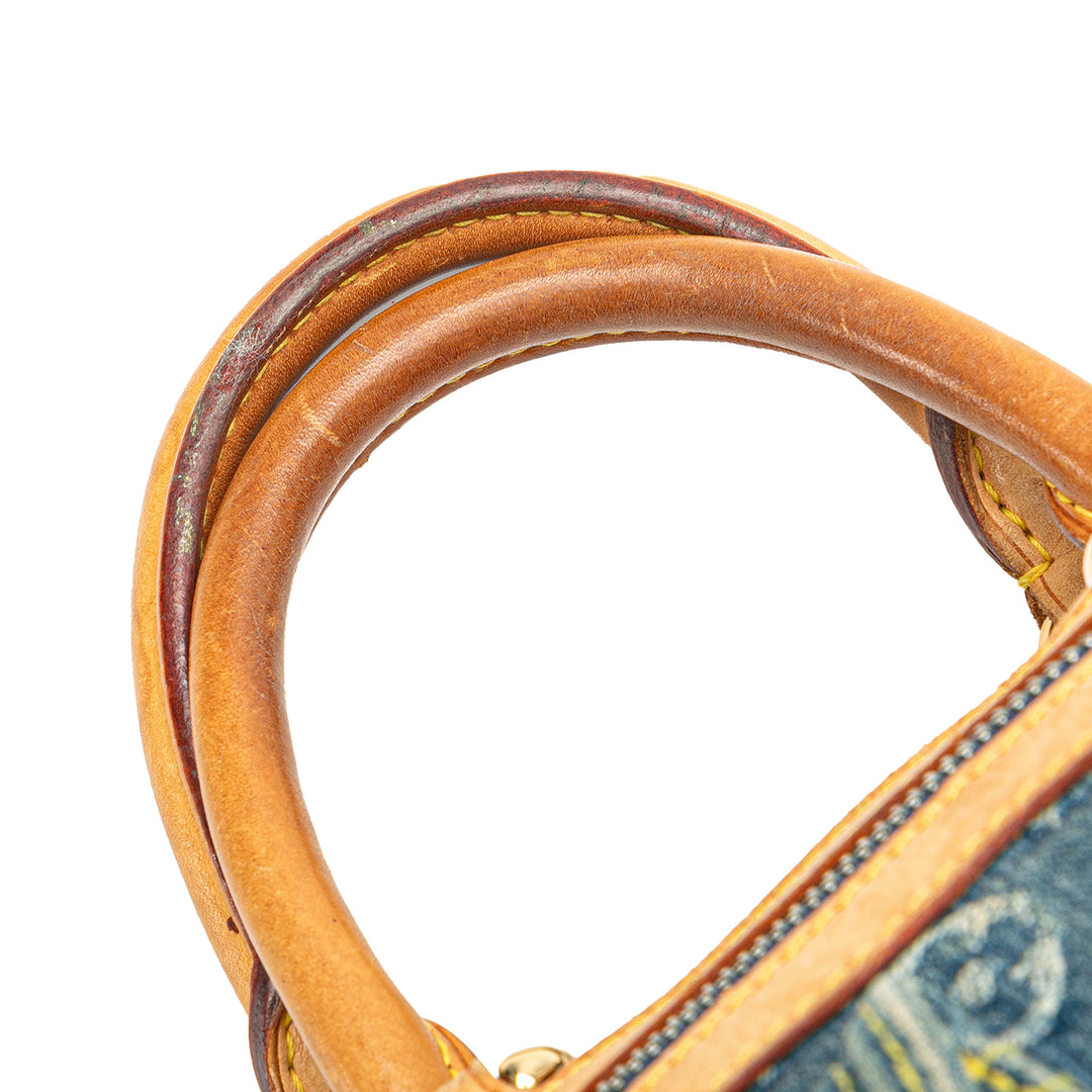 Monogram Denim Neo Speedy 30 Blue - Gaby Paris