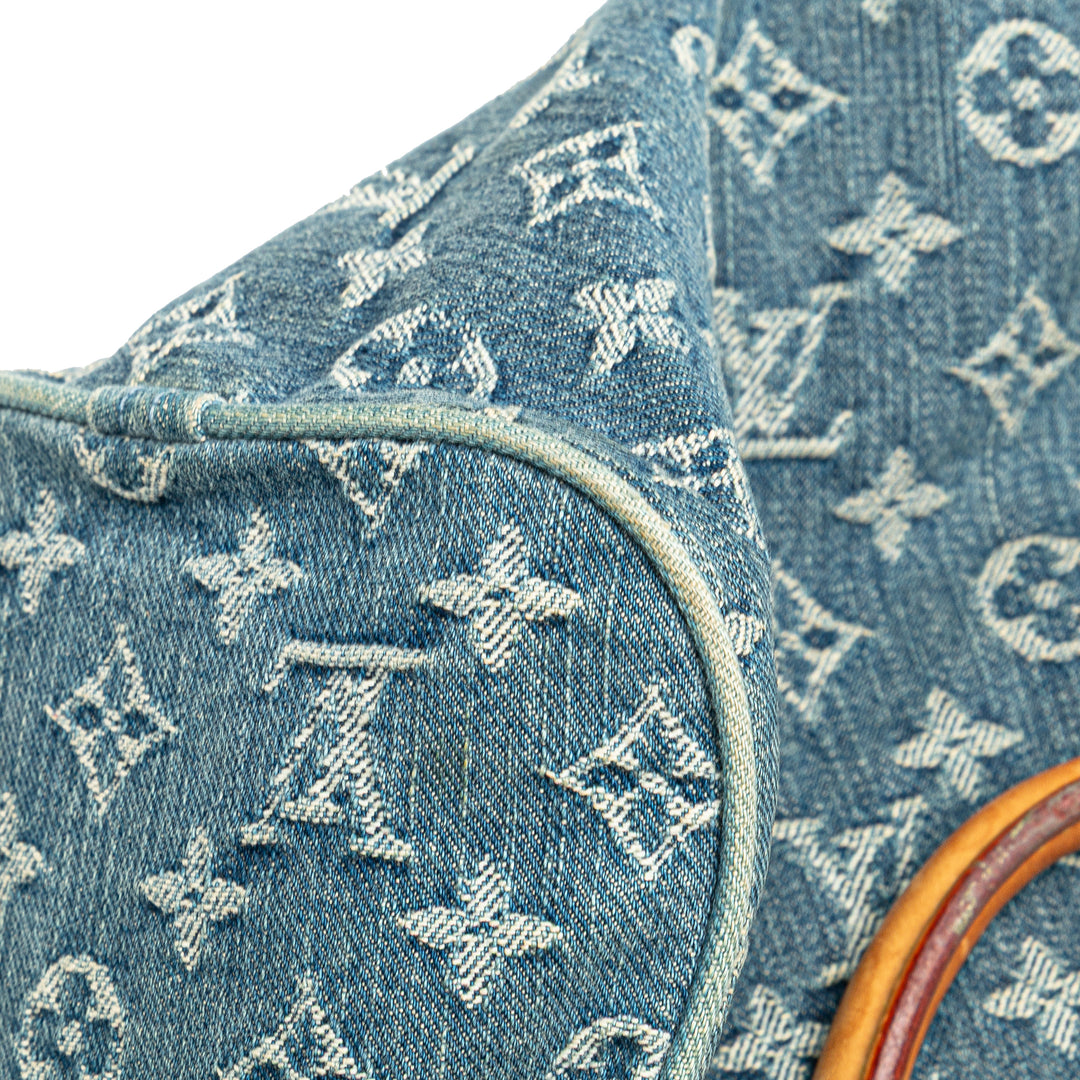 Monogram Denim Neo Speedy 30 Blue - Gaby Paris