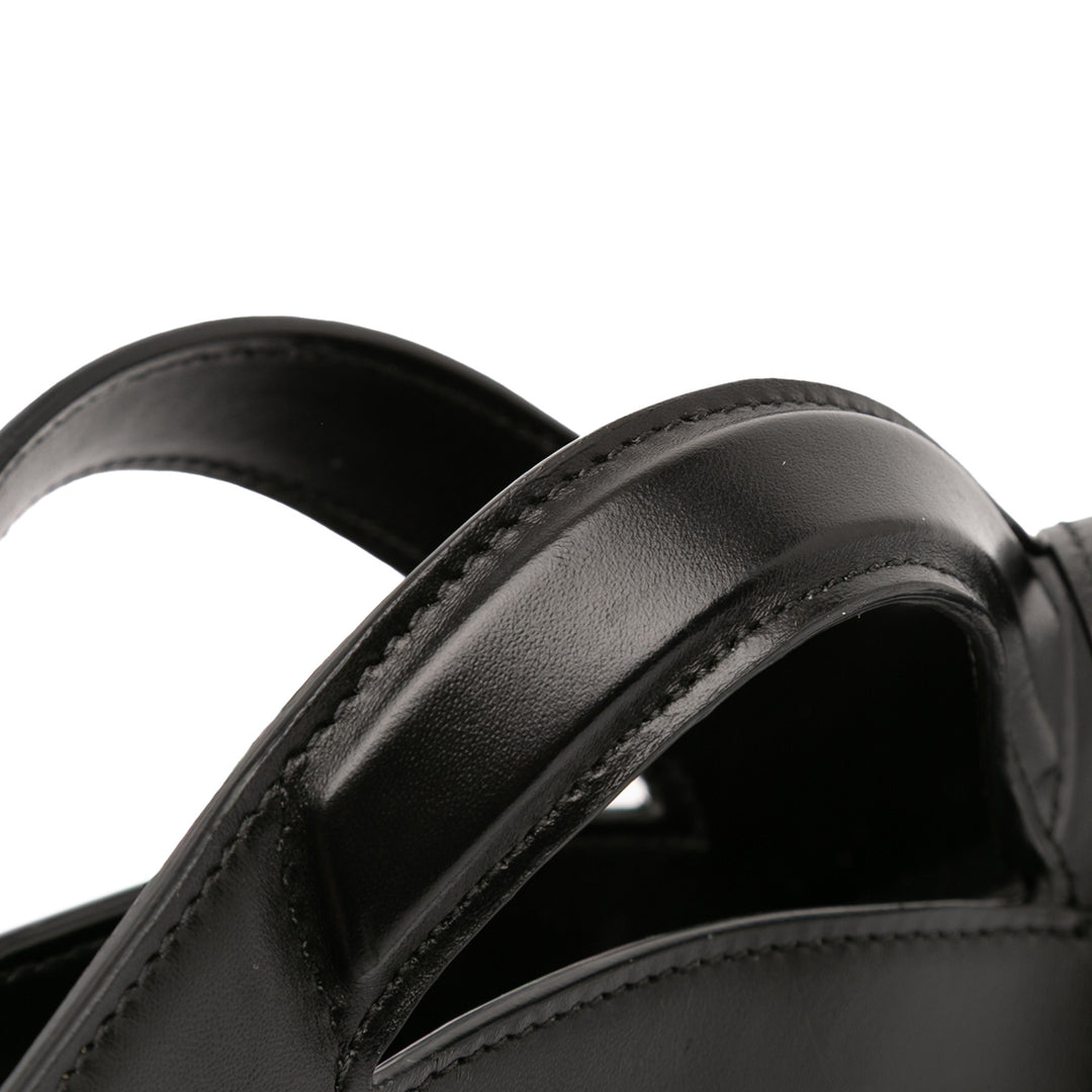 ALAÏA Small Cuir de veau Khaima Bag Noir