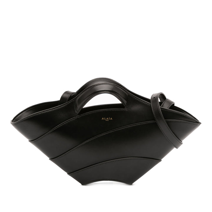 ALAÏA Small Cuir de veau Khaima Bag Noir