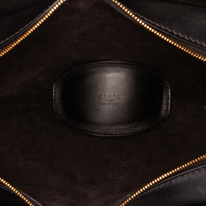 ALAÏA Small Cuir de veau Khaima Bag Noir