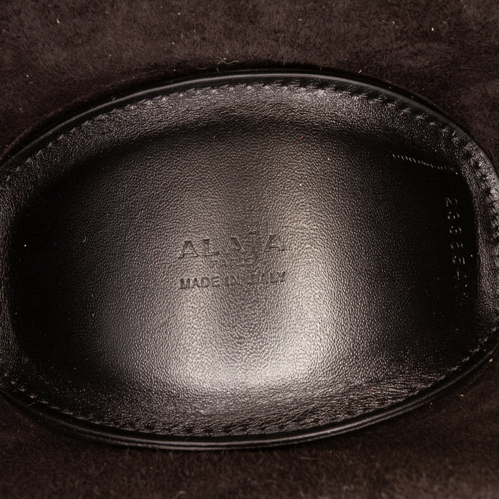 ALAÏA Small Cuir de veau Khaima Bag Noir